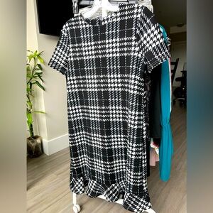 Another Story Houndstooth Patterned Dress - Size S